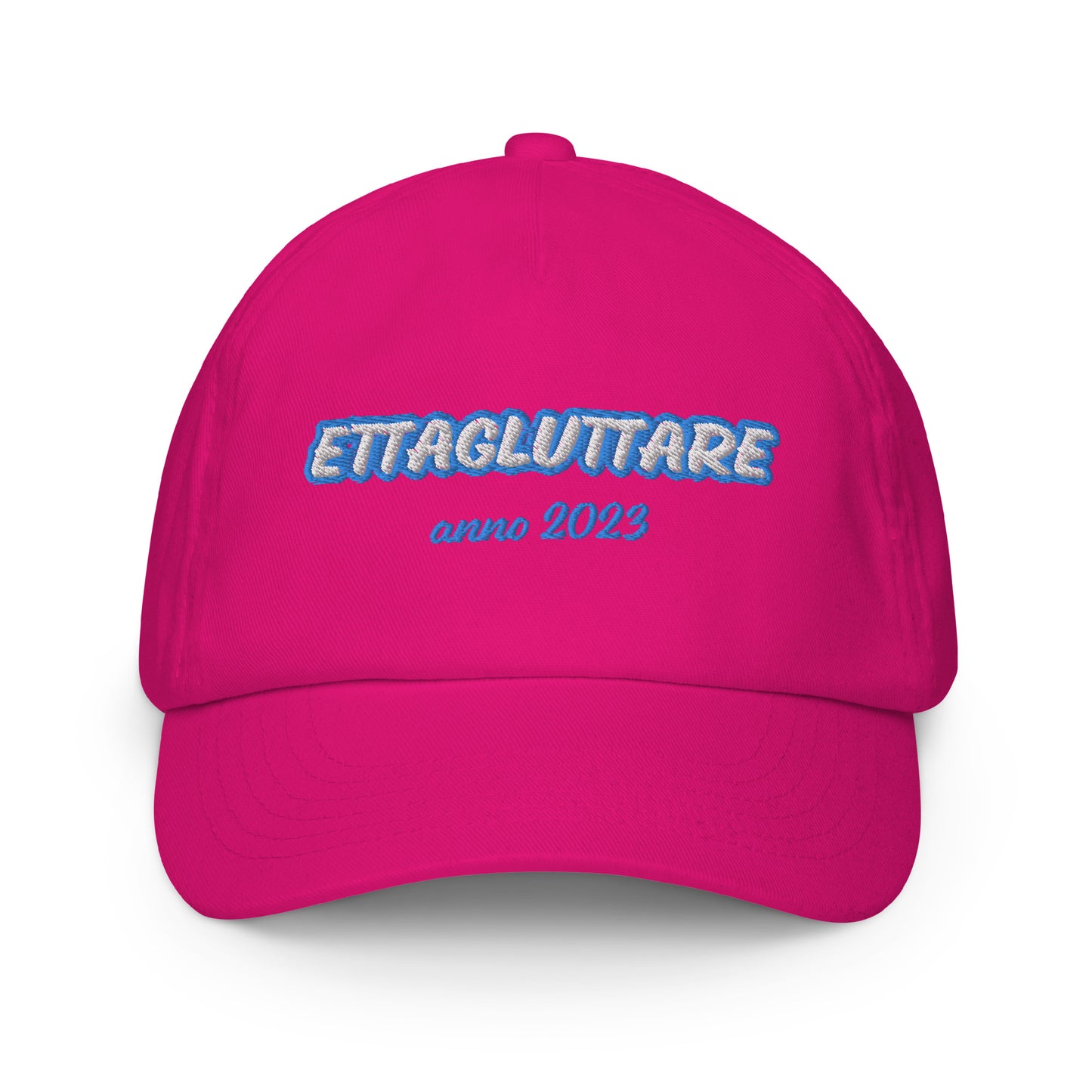 ETTAGLUTTARE - Keps med ditt barns namn på sidan. Broderad - 3 färger