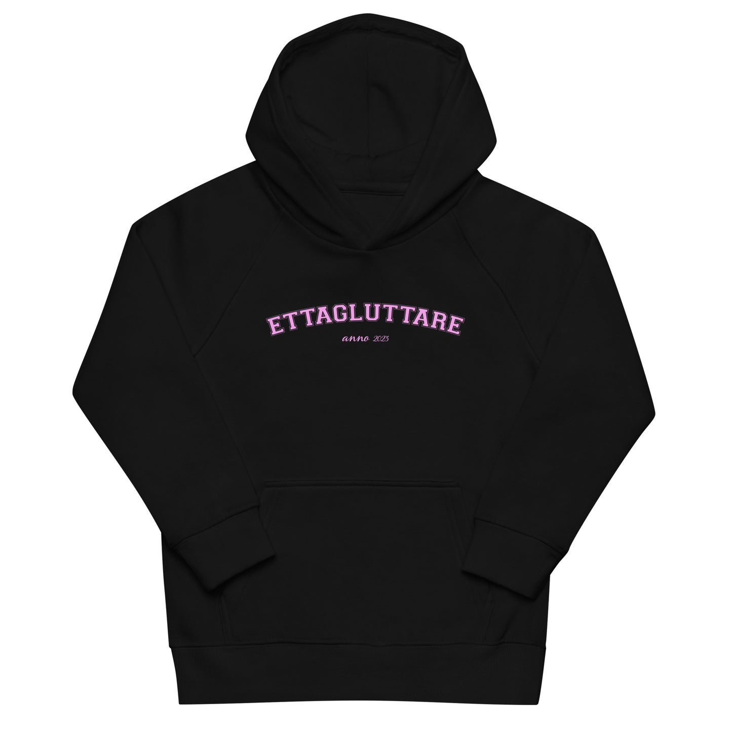 ETTAGLUTTARE - Unisexhoodie med rosa tryck
