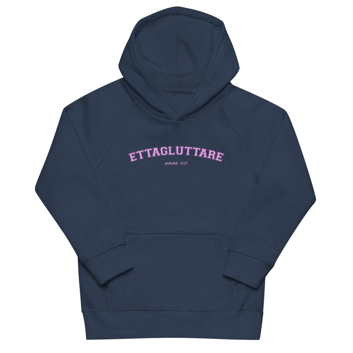 ETTAGLUTTARE - Unisexhoodie med rosa tryck