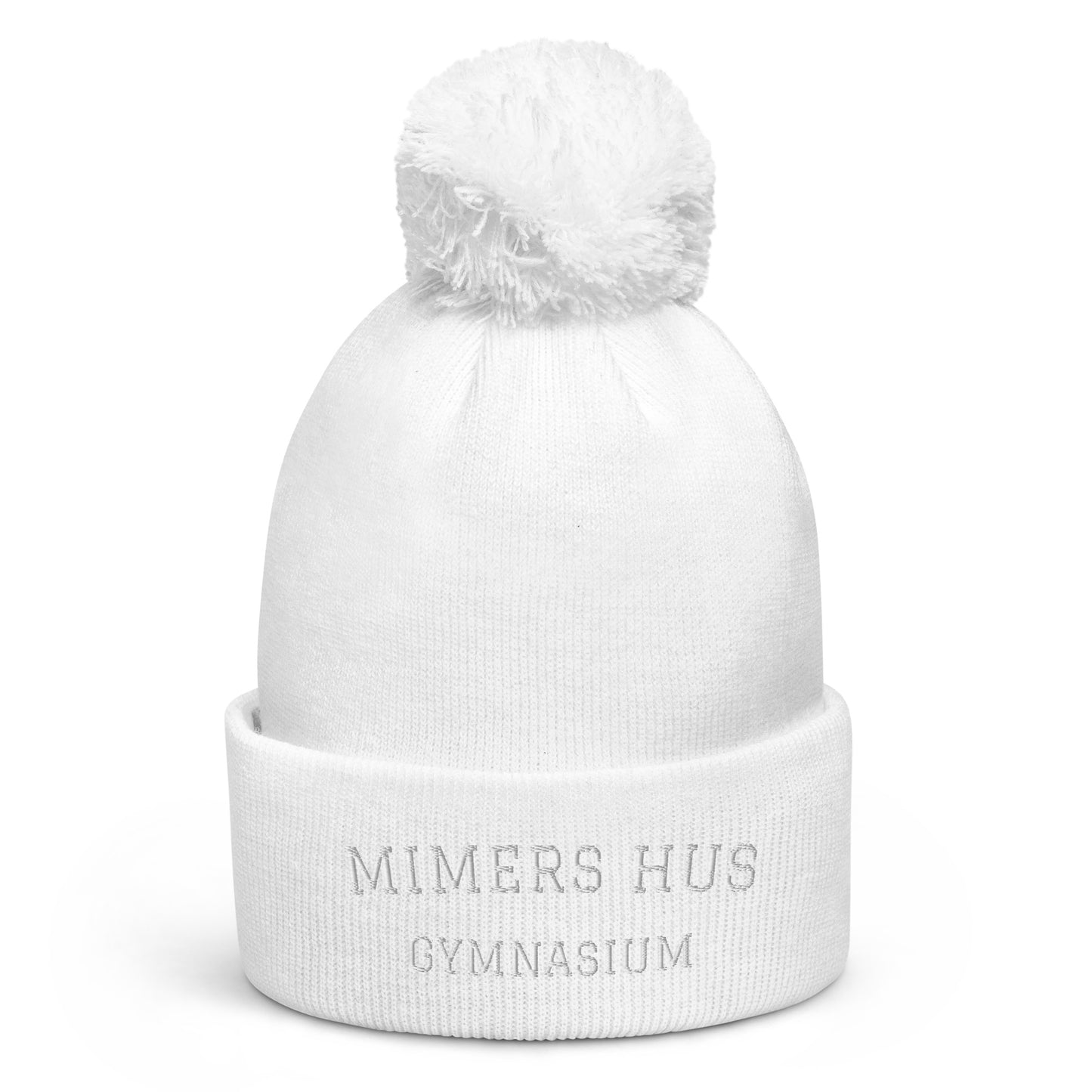 MIMERS HUS GYMNASIUM - Tofsmössa med brodyr - 6 färger