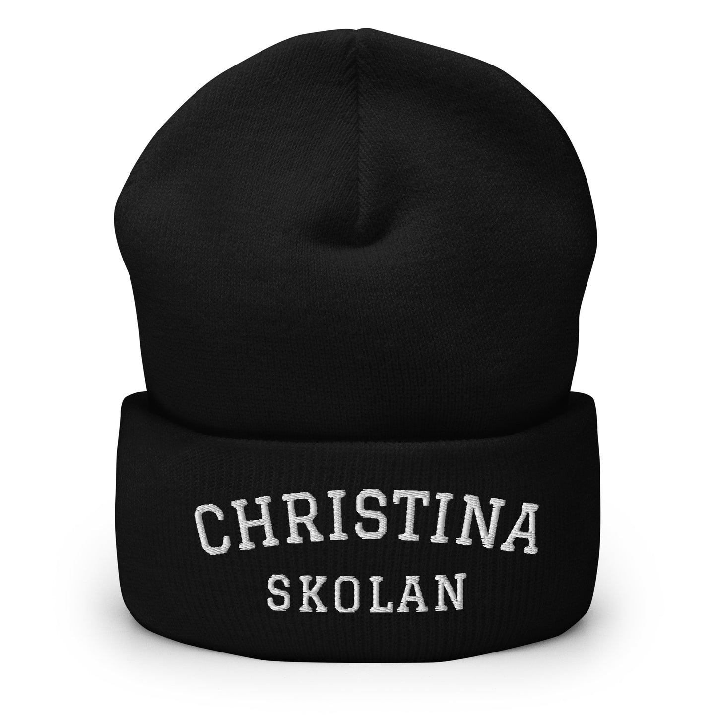 CHRISTINASKOLAN - Broderad mössa - 9 färger