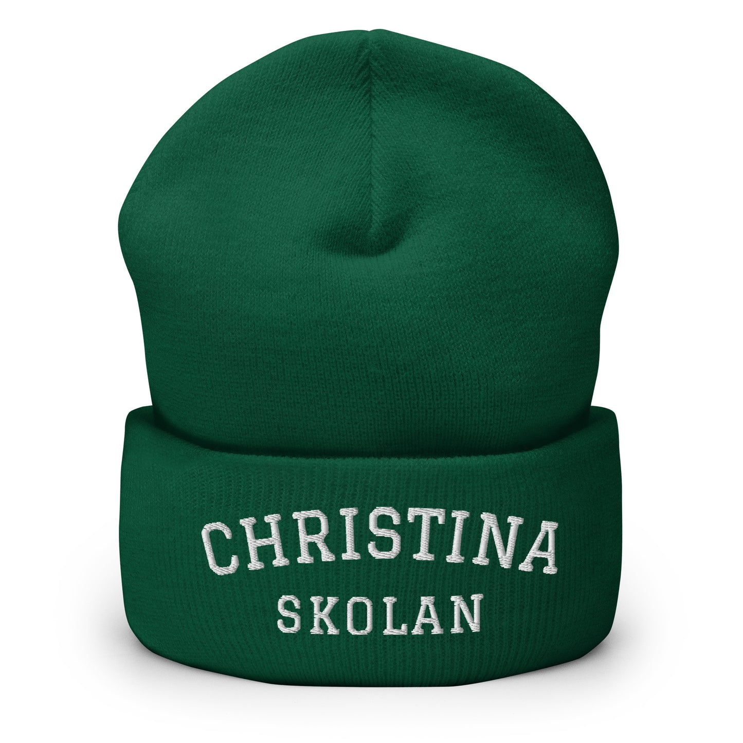 CHRISTINASKOLAN - Broderad mössa - 9 färger