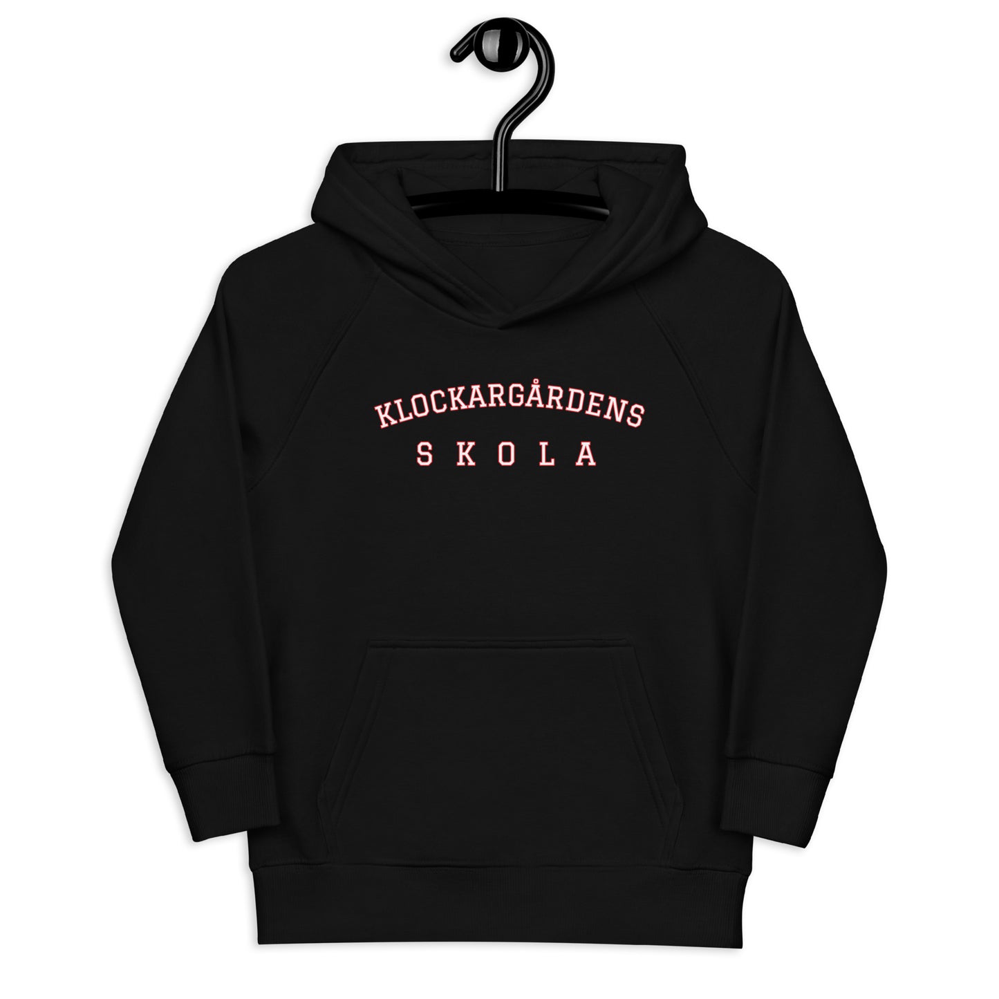 KLOCKARGÅRDENS SKOLA - Unisex hoodie 4-12 år - 3 färger