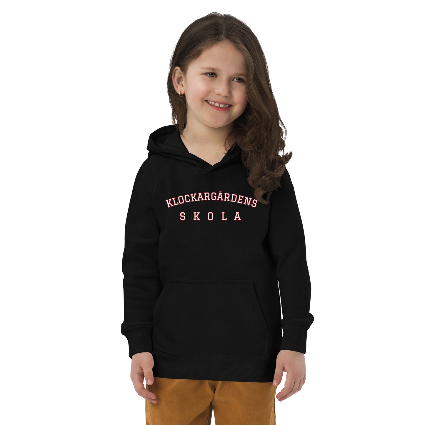 KLOCKARGÅRDENS SKOLA - Unisex hoodie 4-12 år - 3 färger