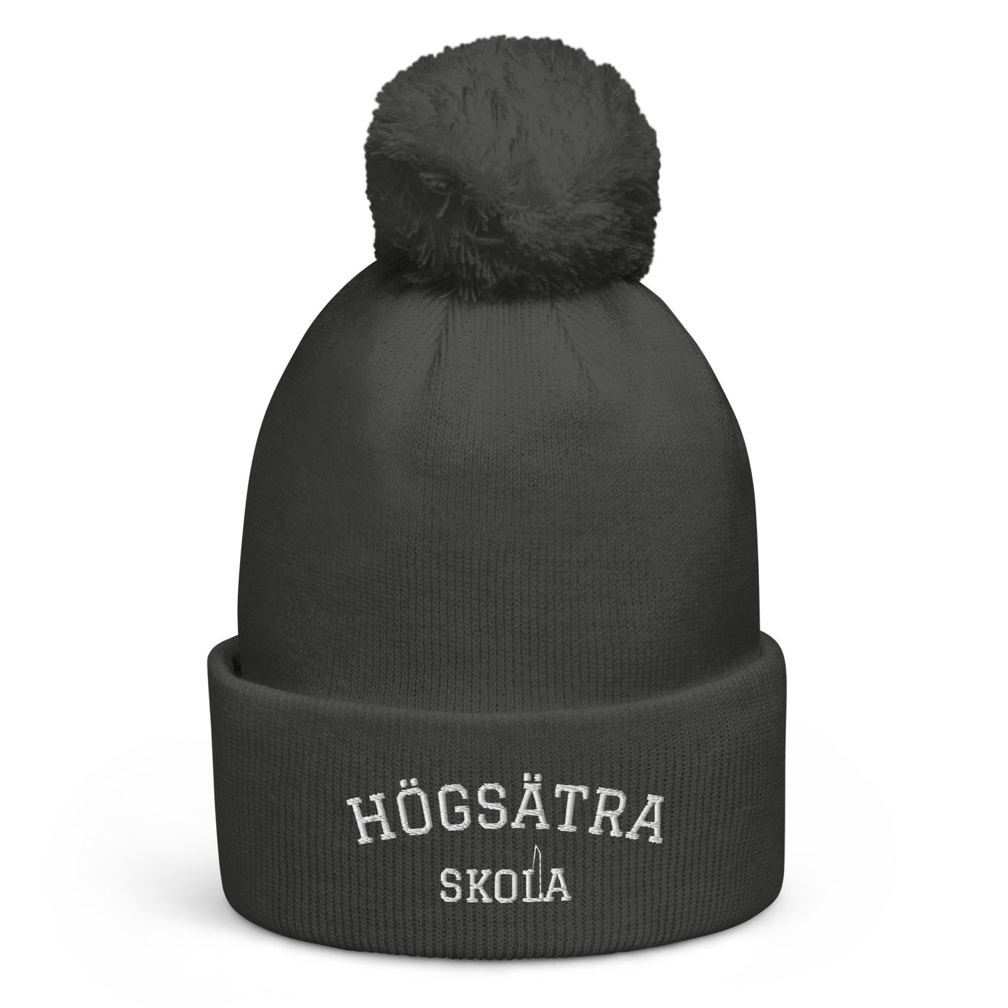 HÖGSÄTRA SKOLA - Tofsmössa med brodyr - 6 färger