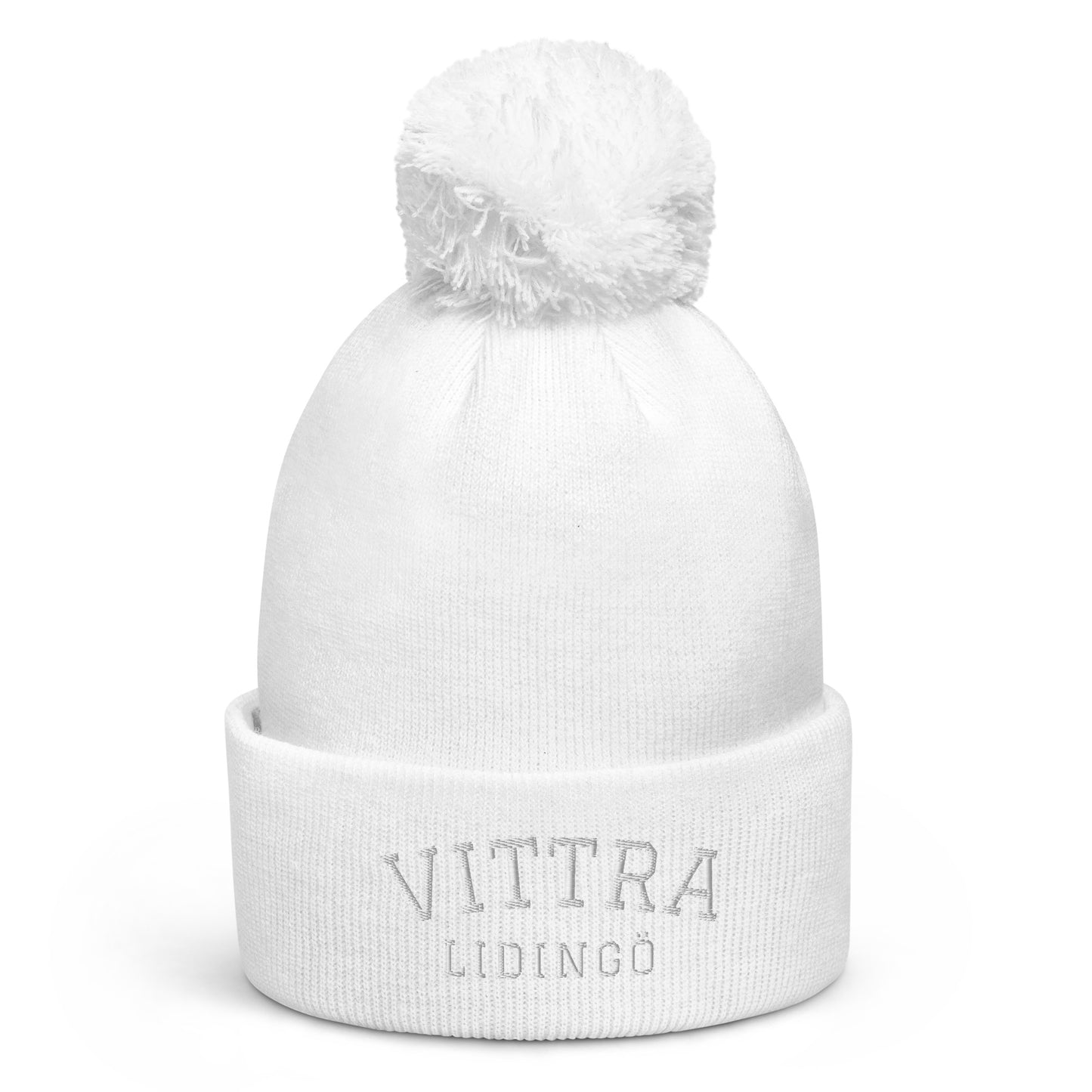 VITTRA LIDINGÖ - Tofsmössa med brodyr - 6 färger