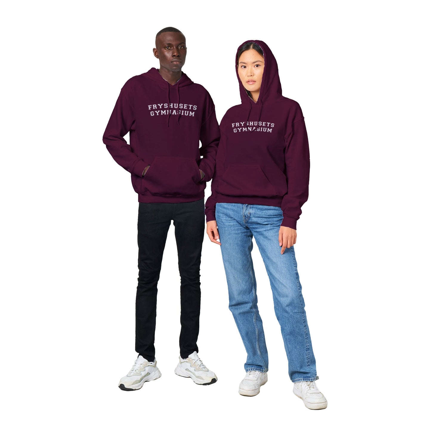 FRYSHUSETS GYMNASIUM - Unisex hoodie - 5 färger