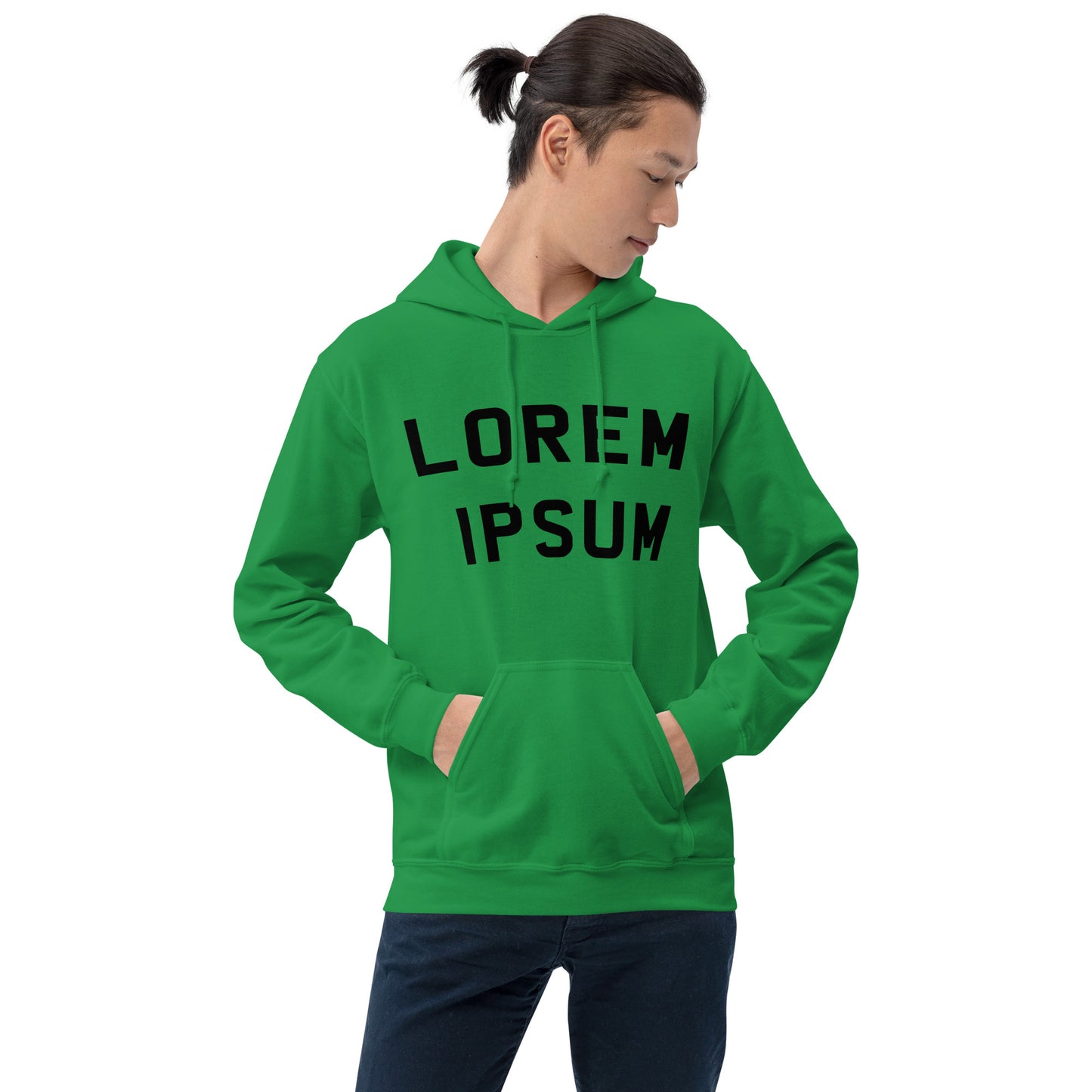 LOREM IPSUM - Premium unisex eco collegetröja med tryck - 12 färger