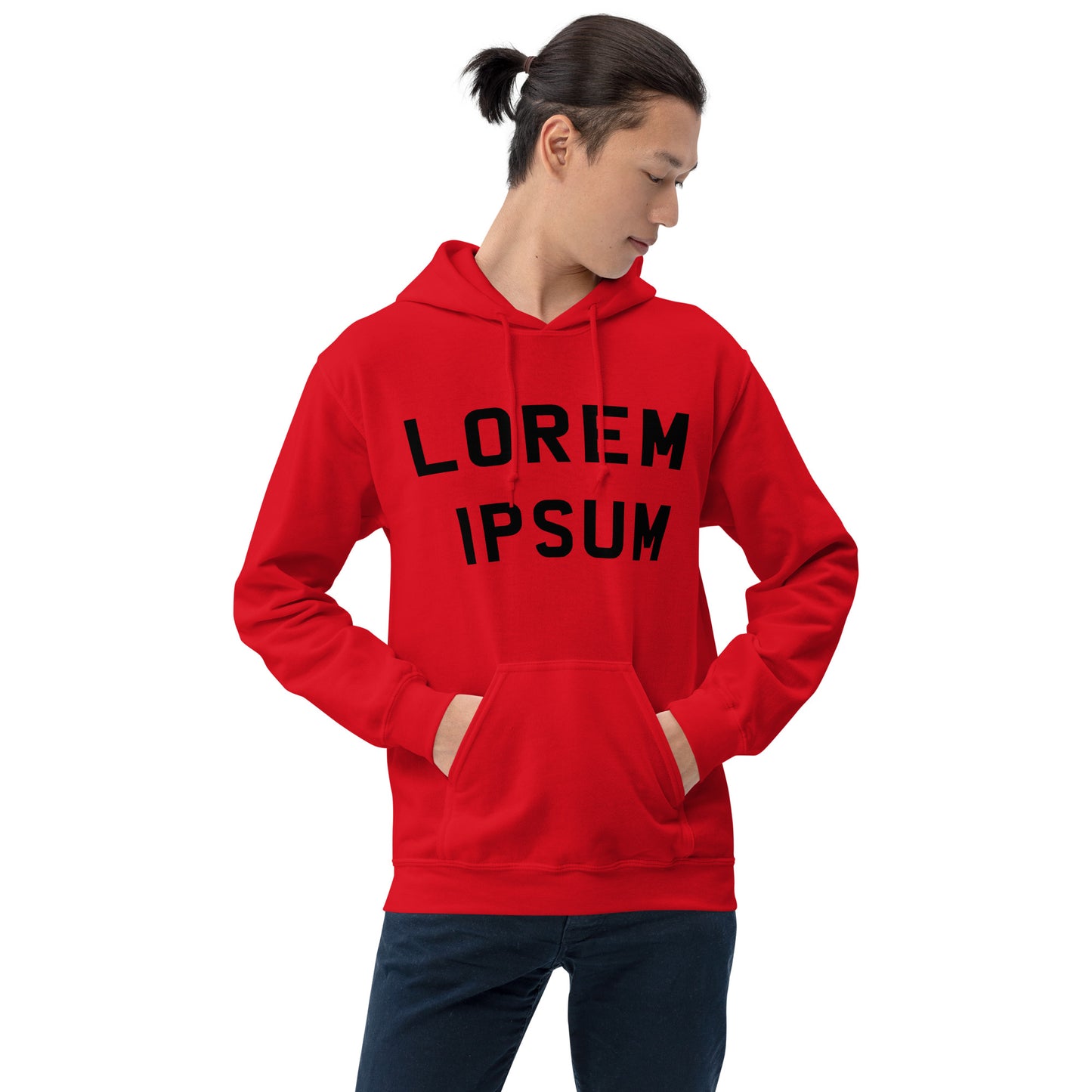 LOREM IPSUM - Premium unisex eco collegetröja med tryck - 12 färger