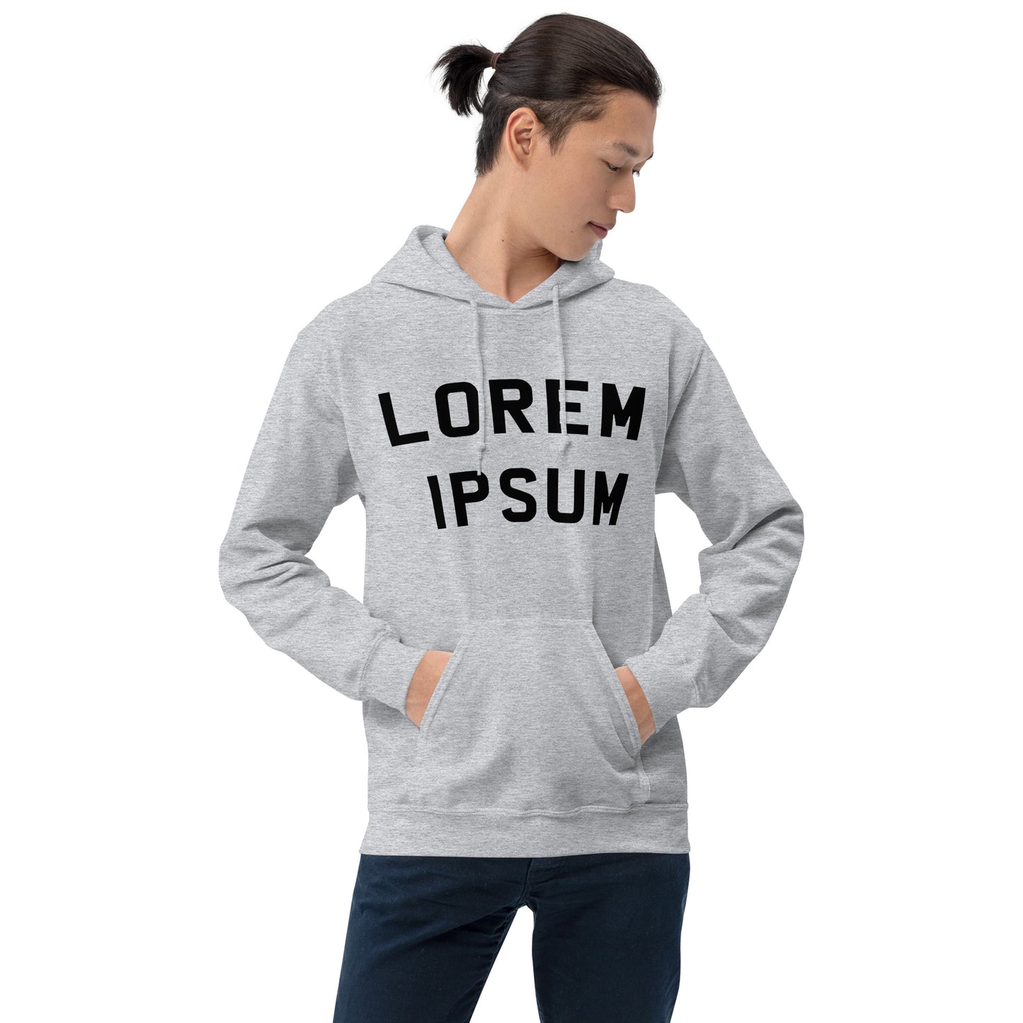 LOREM IPSUM - Premium unisex eco collegetröja med tryck - 12 färger