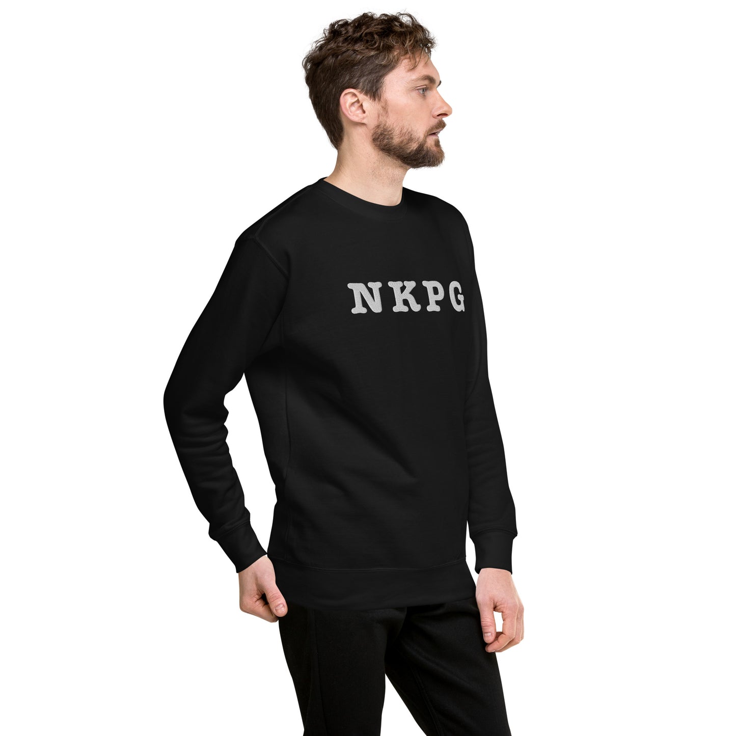 NORRKÖPING (NKPG) - Premium Unisex Sweatshirt/Collegetröja med vit brodyr - 4 färger