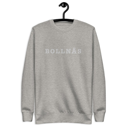 BOLLNÄS - Premium Unisex Sweatshirt/Collegetröja med vit brodyr - 3 färger