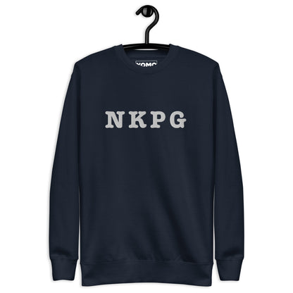 NORRKÖPING (NKPG) - Premium Unisex Sweatshirt/Collegetröja med vit brodyr - 4 färger