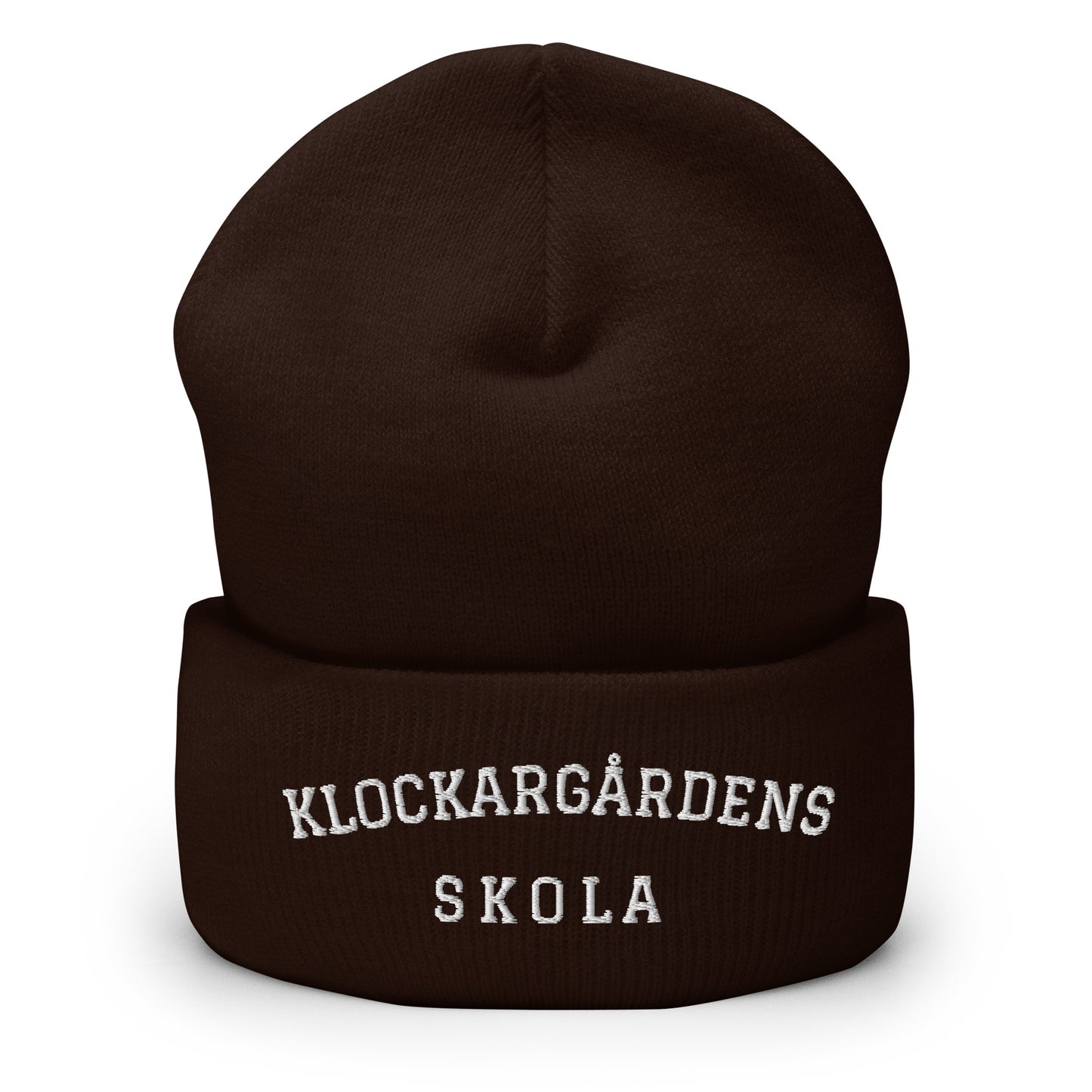 KLOCKARGÅRDENS SKOLA - Broderad mössa - 9 färger