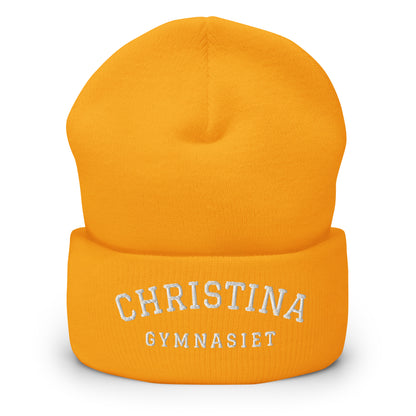 CHRISTINAGYMNASIET - Broderad mössa - 9 färger