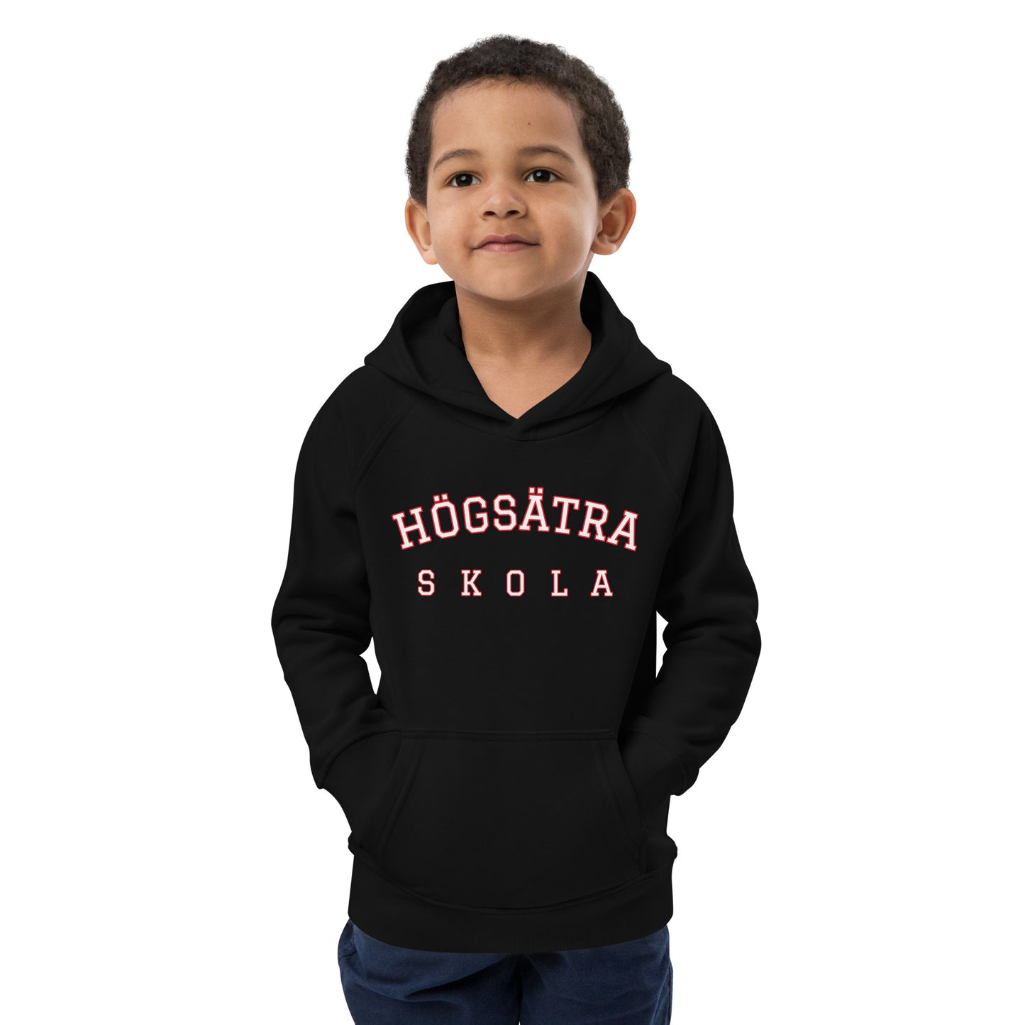 HÖGSÄTRA SKOLA - Unisex hoodie 4-12 år - 3 färger