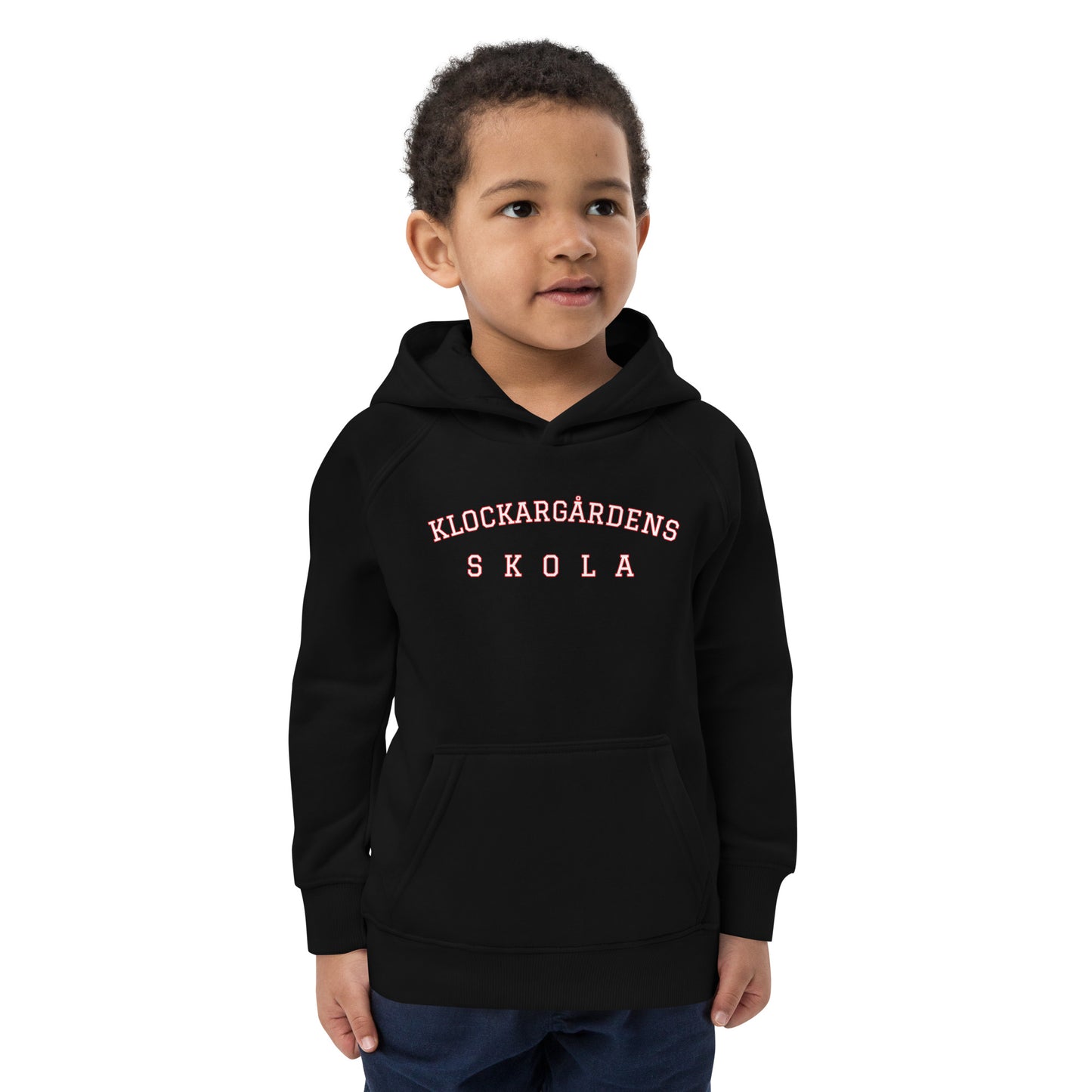 KLOCKARGÅRDENS SKOLA - Unisex hoodie 4-12 år - 3 färger