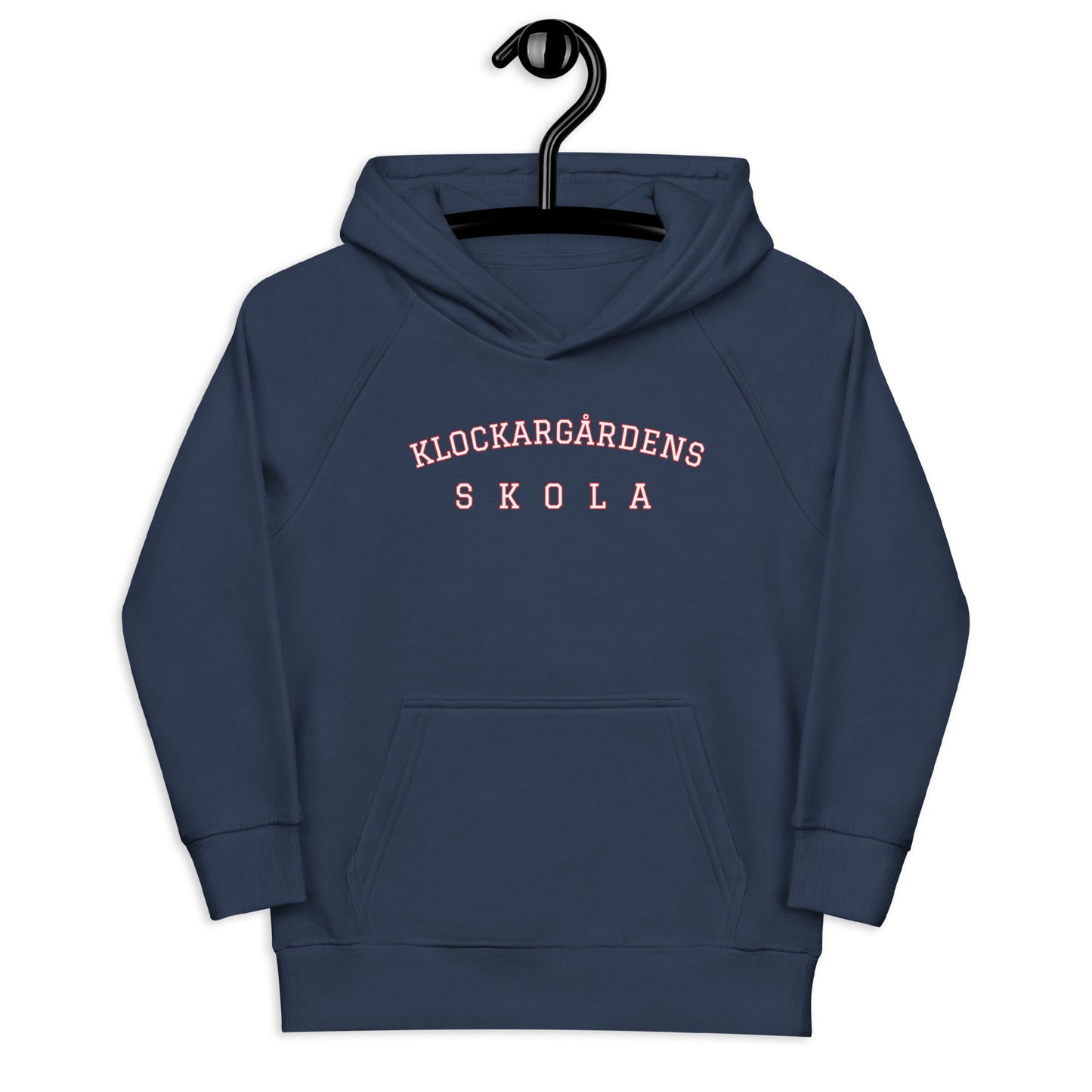 KLOCKARGÅRDENS SKOLA - Unisex hoodie 4-12 år - 3 färger