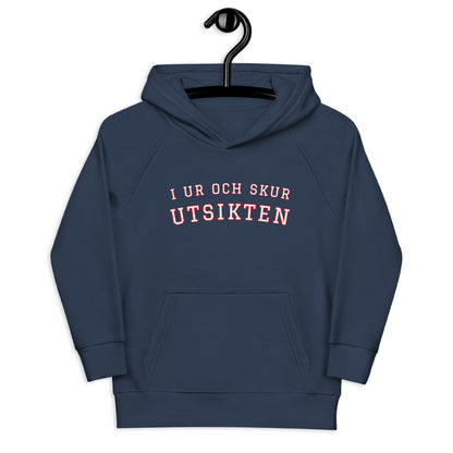 I UR OCH SKUR UTSIKTEN - Unisex hoodie 4-12 år - 3 färger