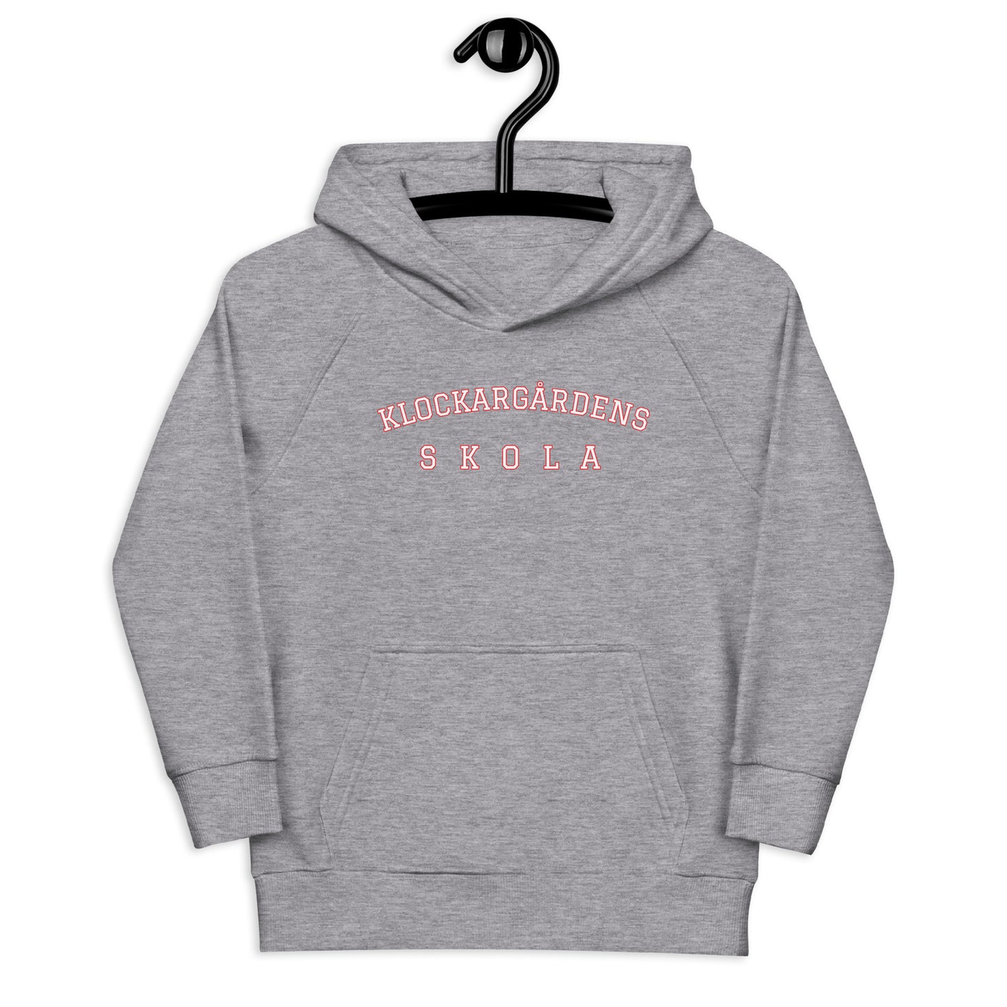 KLOCKARGÅRDENS SKOLA - Unisex hoodie 4-12 år - 3 färger