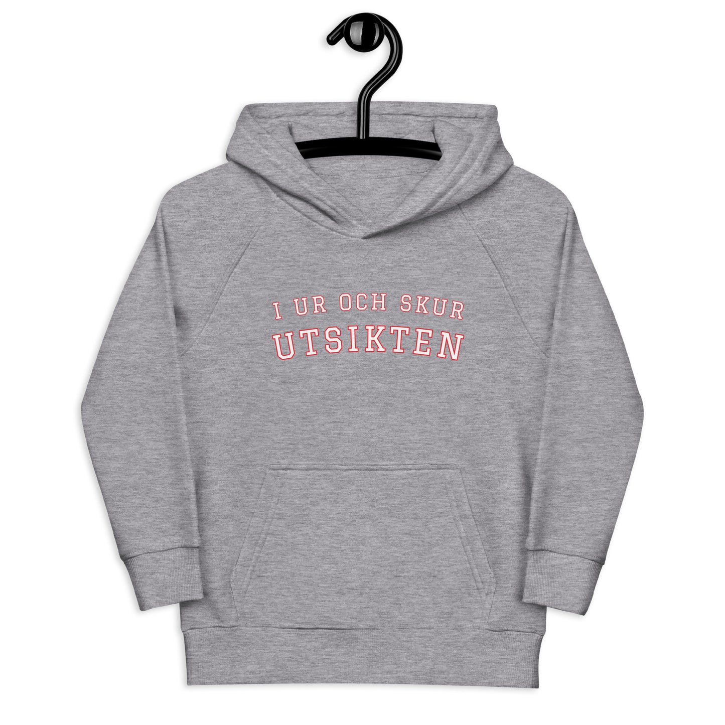 I UR OCH SKUR UTSIKTEN - Unisex hoodie 4-12 år - 3 färger