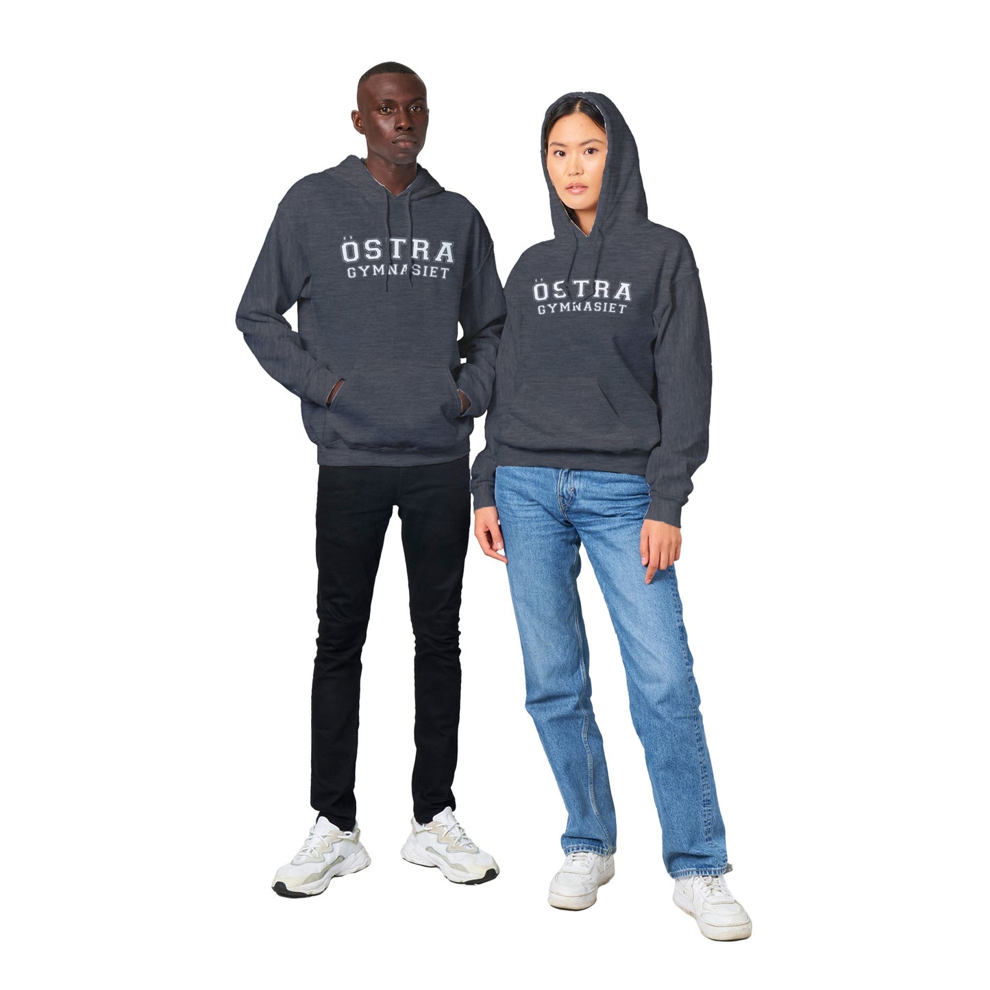 ÖSTRA GYMNASIET - Unisex hoodie - 5 färger