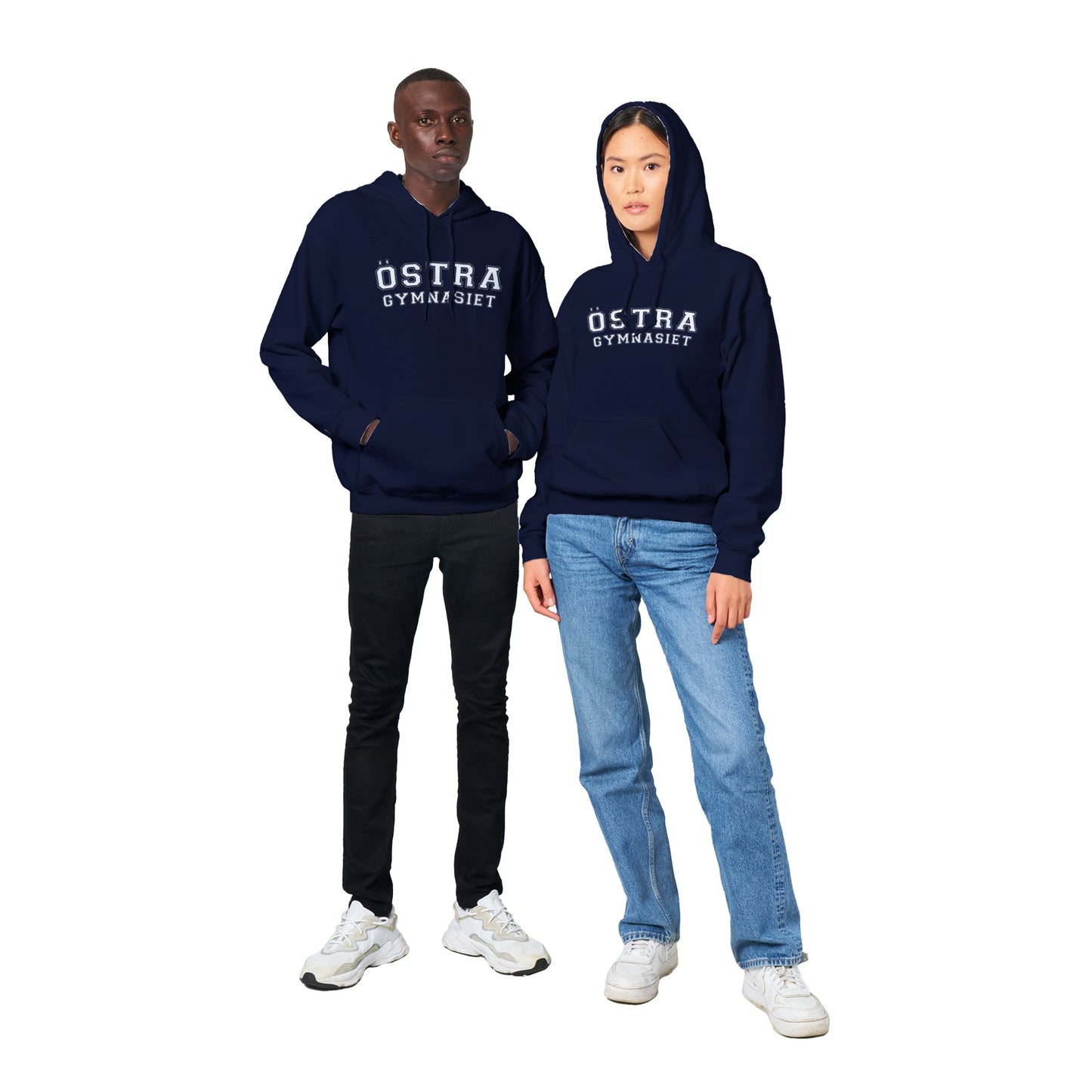 ÖSTRA GYMNASIET - Unisex hoodie - 5 färger