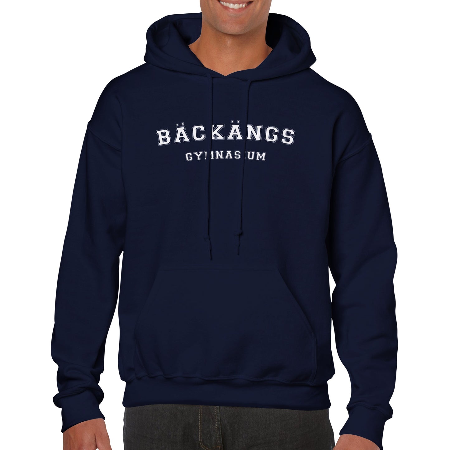 BÄCKÄNGSGYMNASIET - Unisex hoodie - 5 färger