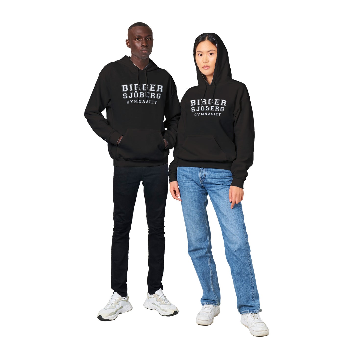 BIRGER SJÖBERGGYMNASIET - Unisex hoodie - 5 färger