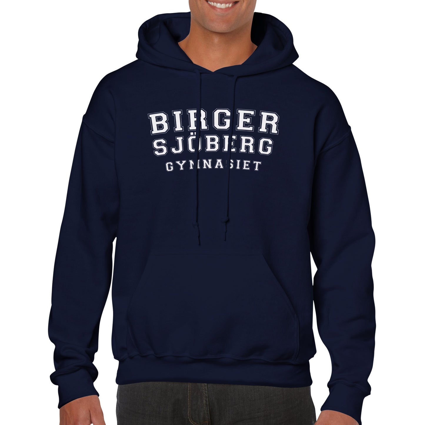 BIRGER SJÖBERGGYMNASIET - Unisex hoodie - 5 färger